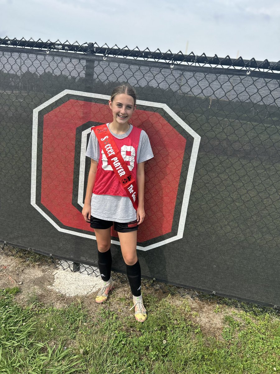 Congrats to our 7th grade soccer player of the game Ms. Khloe Holmes