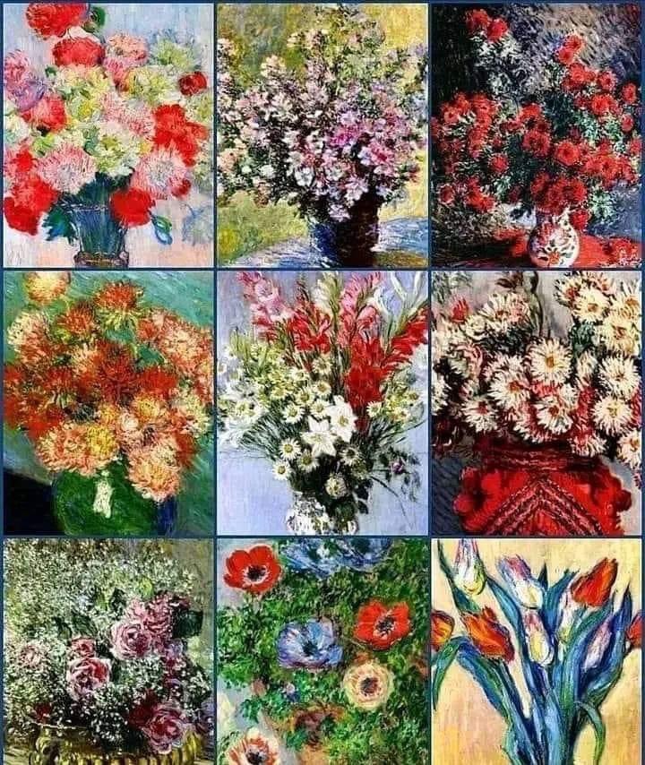 Flores de Claude Monet 1840 🌷