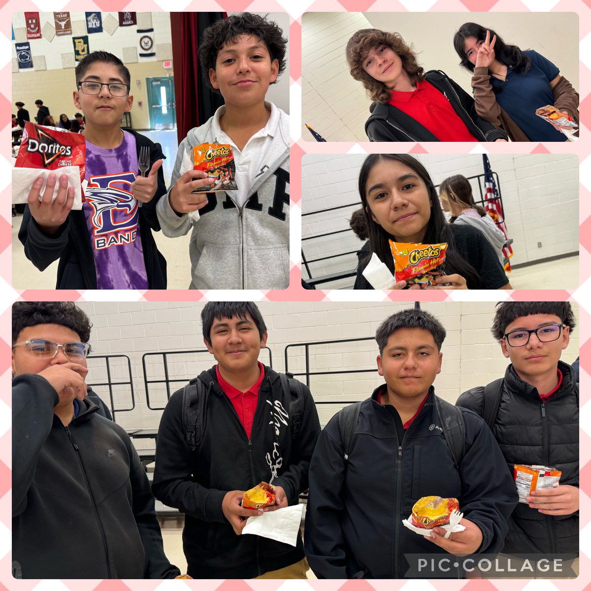 Feeling cheesy today! 😋We celebrated our scholars with Perfect Attendance with some Hot Cheetos and 🧀! Thank you @AdsminC and parent volunteers for helping us! Eagles!!!🦅 Thank you for coming everyday! Parents! Thank you for sending your kiddos to school! @Ensor_MS