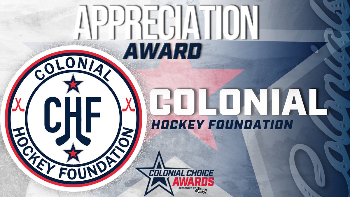 For their tireless efforts in bringing RMU Hockey back, this year’s Appreciation Award goes to the @ColonialHF!!