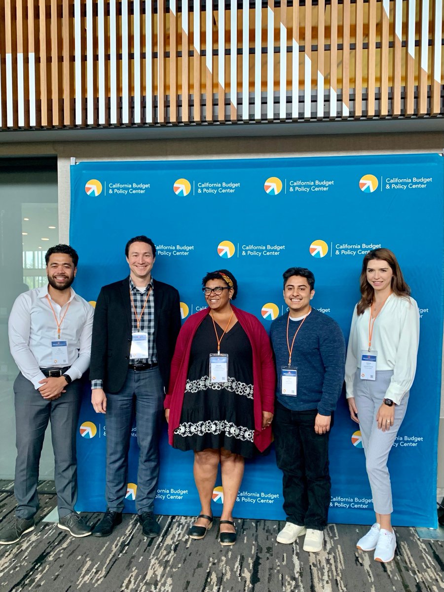 Our Policy team had a great time connecting with others at @calbudgetcenter's annual conference — Policy Insights — where we shared ideas and strategies about our pathways toward creating a more inclusive state.