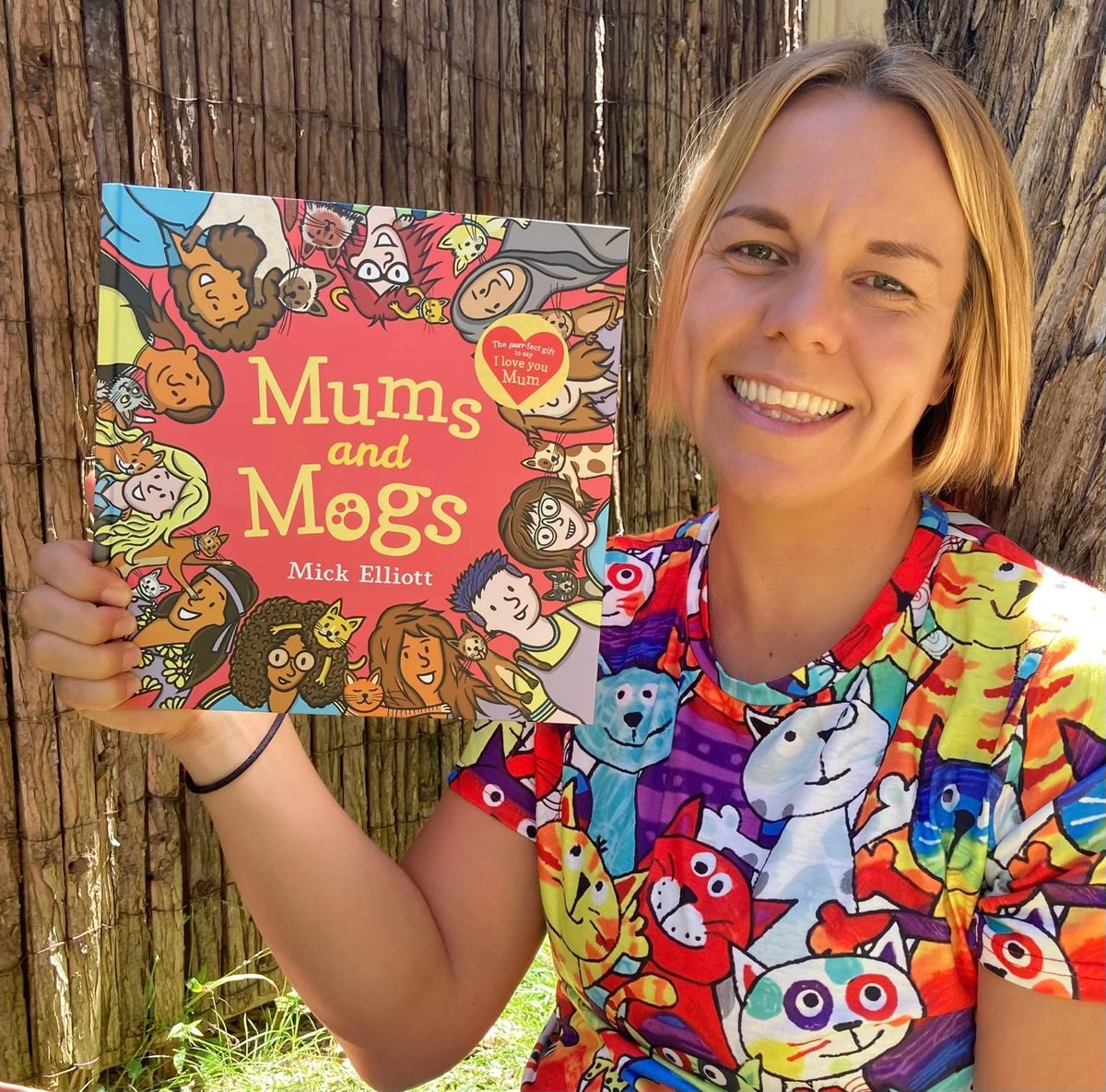 Meet MUMS AND MOGS by <a href="/TheMickElliott/">Mick Elliott</a>. You don’t even have to be a cat lover to get a whole bunch of joy from this spunky companion to Dads &amp; Dogs. Revel in both mums &amp; cats and all their different shapes, sizes, colours, personalities and preferences. An absolute joy of a book!