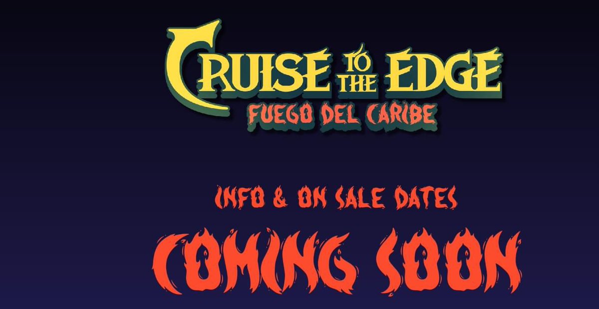 We will start rolling out the 2025 Cruise To The Edge marquee next week! Cruisetotheedge.com #cruisetotheedge