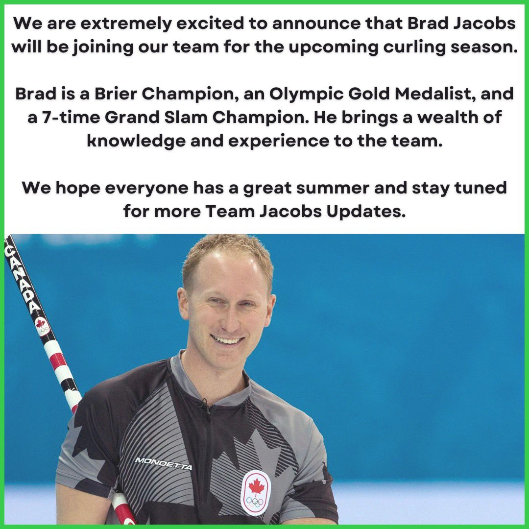 bpgallant's tweet photo. Excited to welcome @curlercups to our team! Can’t wait to get started! 🥌 💪 https://t.co/ZIzVZq52vf