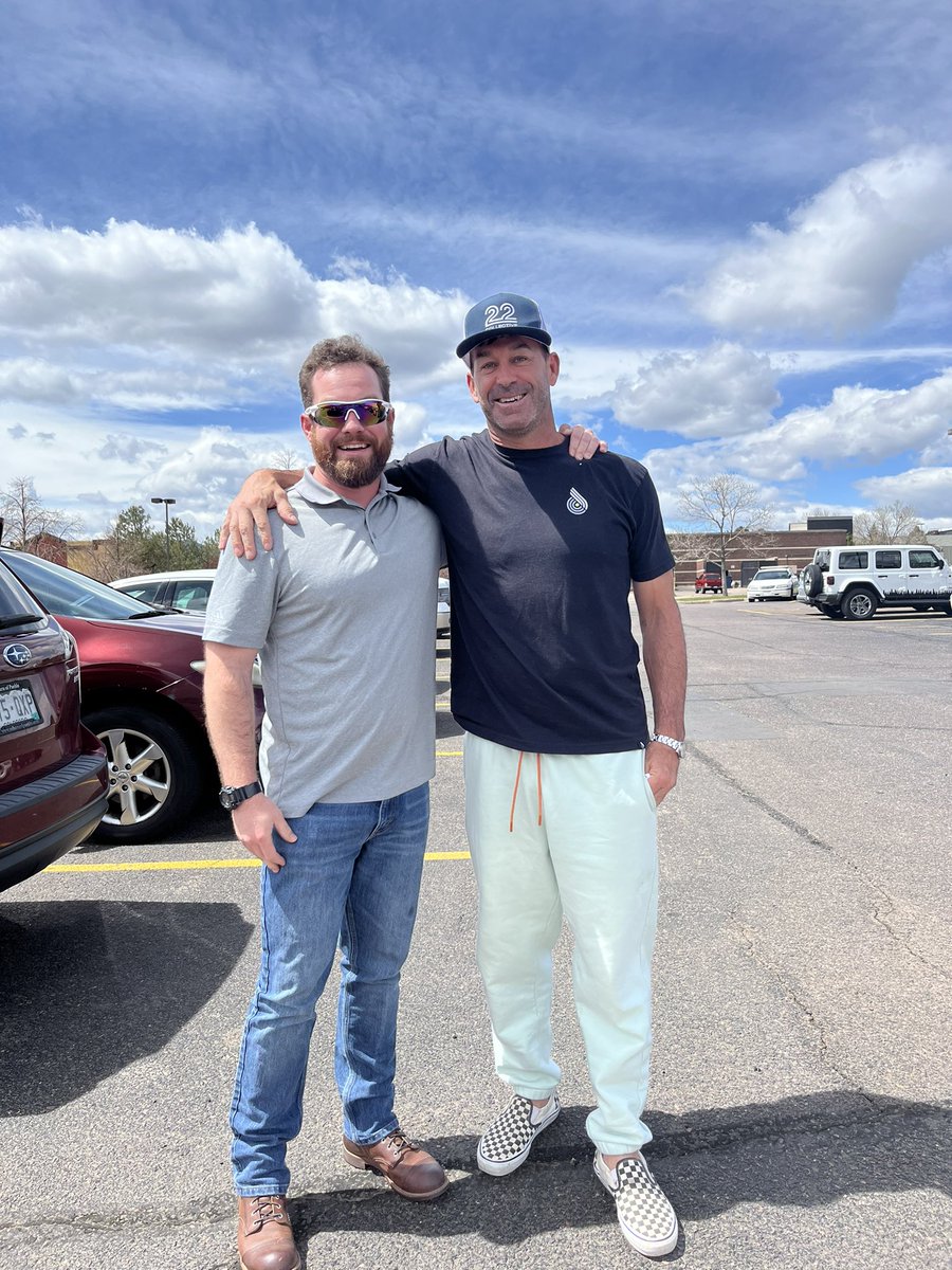 Met THE 🐐the other day. The people you meet in parking lots😂… thank you @caseypowell22 for taking the time to say hello to a long time fan! I was almost speechless! Good luck at CCA! @powelllacrosse