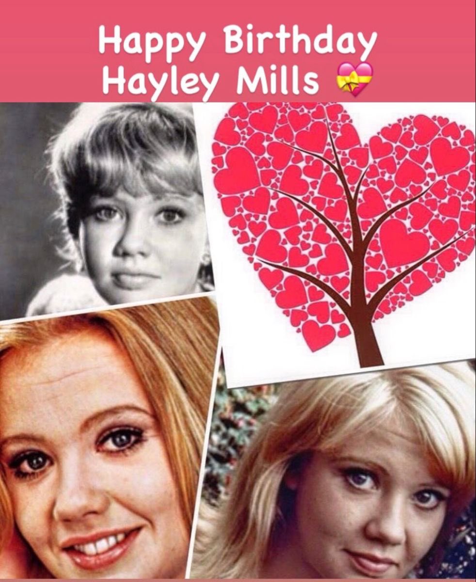 Happy 78th Birthday #HayleyMills 💝
 #BornOnThisDay 18th April 1946, Marylebone, London