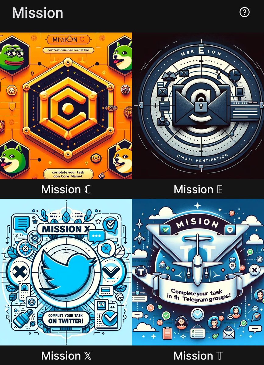 In #OEXApp new Mission (C) is live 🏆 If your old mission (X) was not complete then , complete mission 'C' 🎁 before $OEX address binding 😕 Update Your OpenEx App 🔥👇 oex.to/app Follow For More 👇 @satoshi_coredao #SatoshiApp #OEXCommunity #CoreDAO #COME