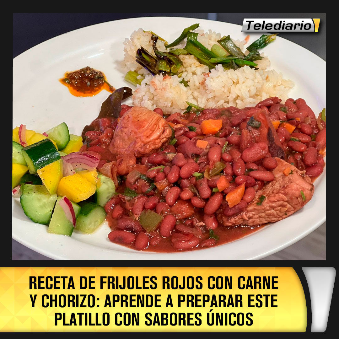 #Receta: Aprende a preparar estos deliciosos frijoles rojos con carne y chorizo.
➡️ bit.ly/4b1d00q