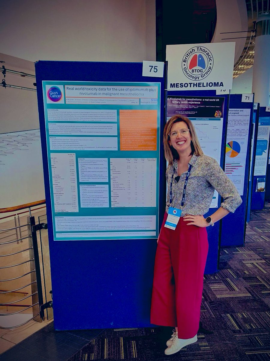 Big thanks to @DrSanjayPopat for the shoutout at #btog24 today and thank you to everyone who came to chat at the @RuthStraussFdn stand or at my poster. Brilliant day with lots of learning and lots of long overdue catch ups. More tomorrow…