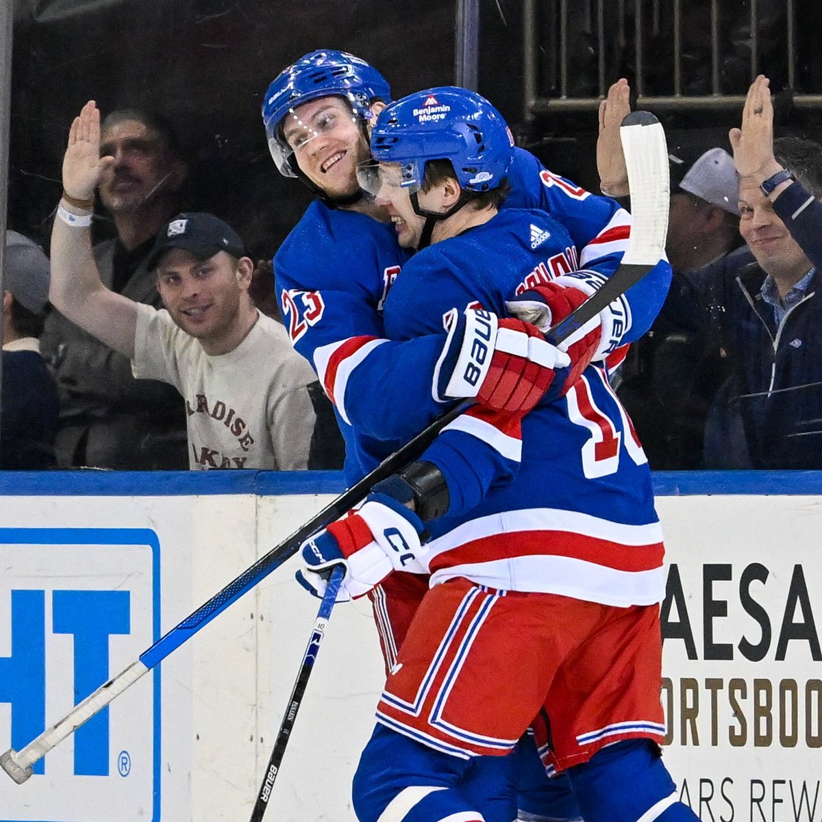 Sunday. 3 p.m. Game 1. MSG. Rangers-Caps.