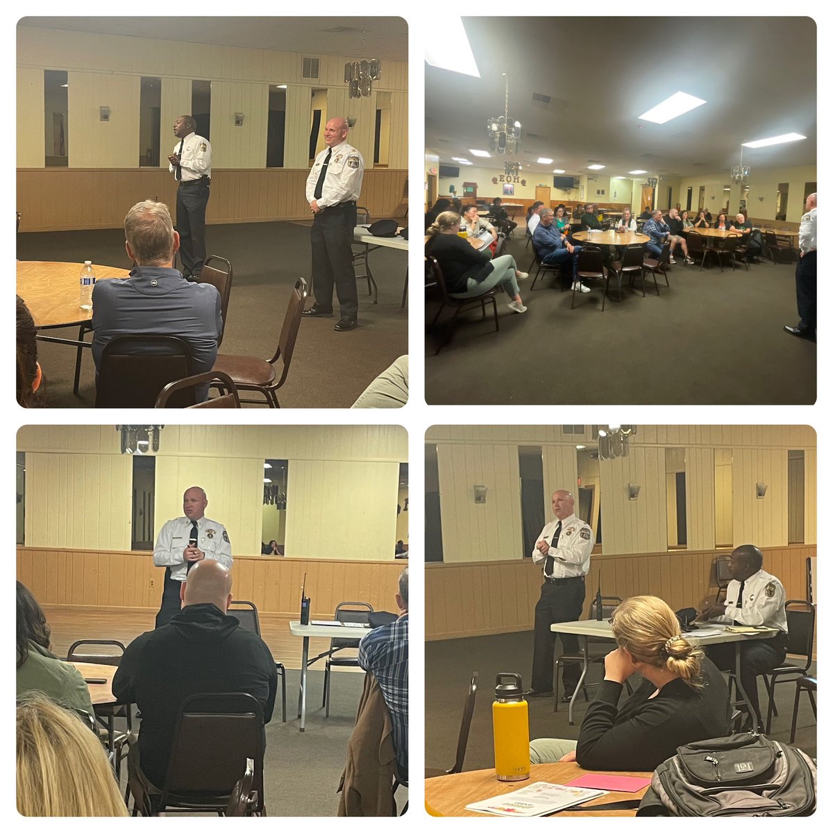 Tonight’s Townhall at EOM with 3rd District Captain Higginson and South Division Inspector Taylor addressing community concerns in the Pennsport Neighborhood. Thank you all for coming out!