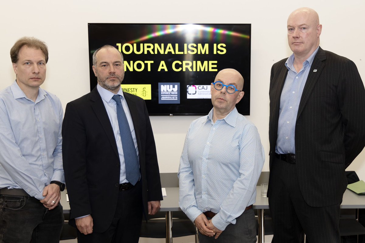 PSNI report reveal 18 Journalists and lawyers were under surveillance. Journalism is not a crime. @NUJofficial @Seamusdo @IFJGlobal @TimDawsn @NUJBelfast @derrynorthwestn @ECPMF @AmnestyNI @BillofRightsNI @NUJ_LFB @EFJEUROPE @NIHRC