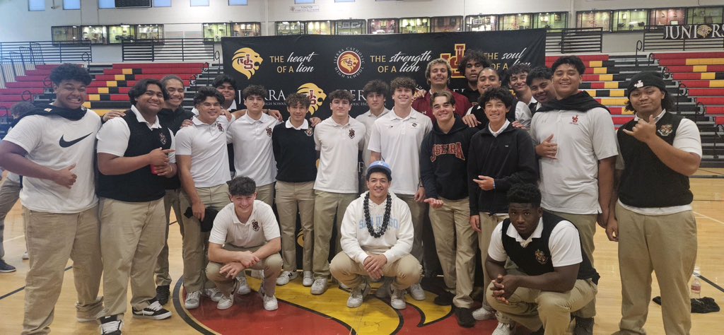 Huge Shout out to our 4 year Lion Jack Munro for signing with University of San Diego to play football! Go Toreros! 
#BeALion #OneBloodFootball