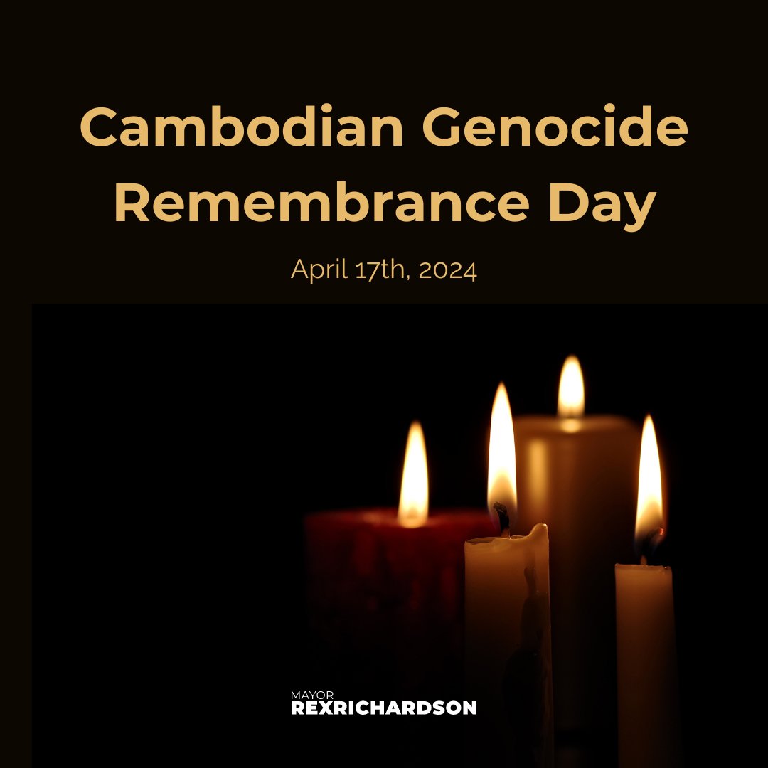 Today, we honor and remember the many people whose lives were lost during the Cambodian Genocide 49 years ago. Many refugees came to Long Beach as a result of this tragedy, and we are now proudly home to one of the largest Cambodian communities in the world. Our city is stronger…