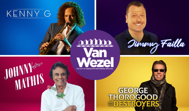 SRQPost's tweet photo. Experience Unforgettable Music and Comedy at the Van Wezel Performing Arts Hall!
#vanwezel #entertainment #sarasotaflorida #johnnymathis #jimmyfailla #comedian #author #host #televisionhost
https://t.co/Y5Vim2DJXu https://t.co/ykKTcqXv7z