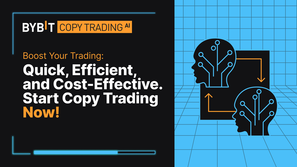 🤗 To all the new Copy Trading users, protect your first copy trade order  with a 100 $USDT loss coverage. 💫 Join now: https://t.co/CGlVjMLssG  #TheCryptoArk #BybitTrading