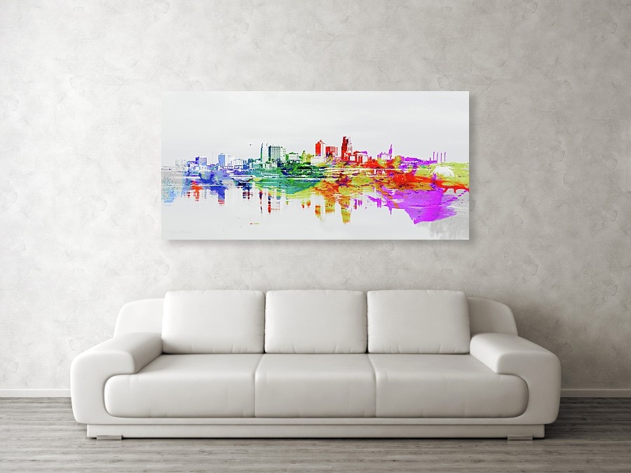 Kansas City Missouri Skyline canvas print by Pamela Williams 
Shop Here: fineartamerica.com/featured/kansa…
#buyintoart #findartthissummer #KansasCity #watercolor #skyline #sharepamsart