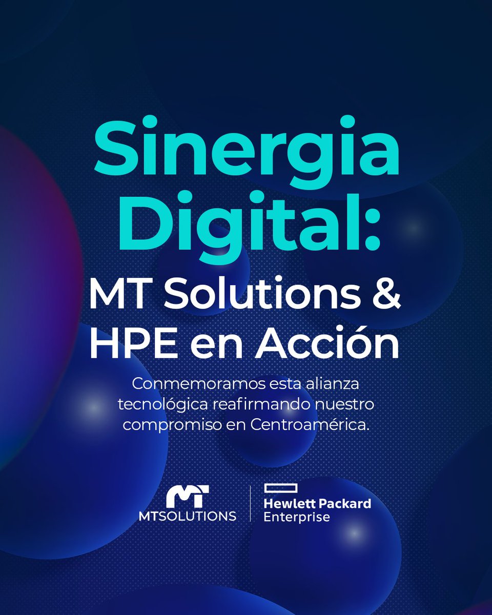 mtsolutionsglob's tweet image. &quot;Sinergia Digital: MT Solutions &amp;amp; HPE en acción&quot; 🎉4 abril, un día emocionante en Costa Rica, en el que reafirmamos nuestra alianza tecnológica y compromiso con HPE en Centroamérica.

#MTSolutions #InnovaciónEmpresarial #TransformaciónDigital #Tecnología #SolucionesEmpresariales