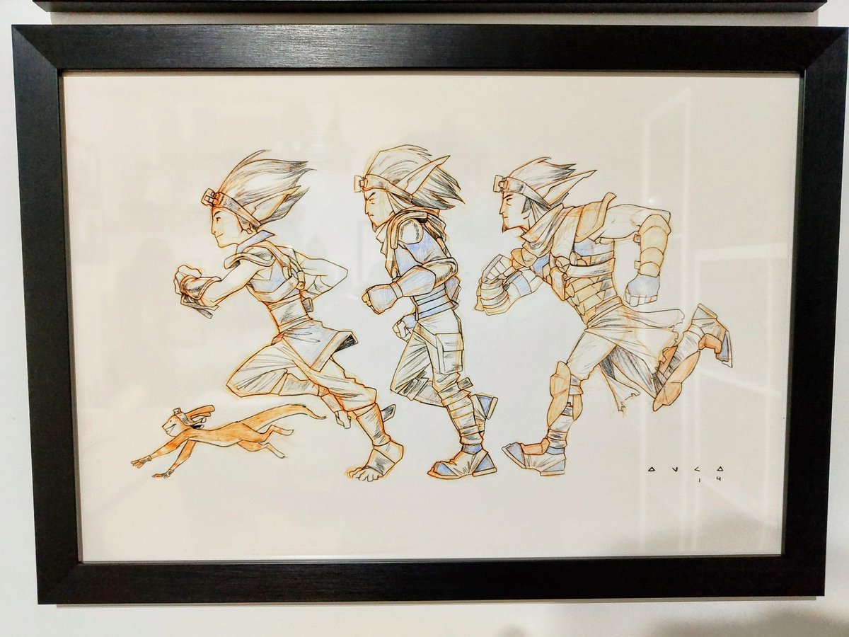 Jak and Daxter artwork by @kristaferanka (comics artist and co lead character designer for Across the Spider-Verse) created for Naughty Dog's 30th Anniversary in 2014.

Imagine an animated Jak and Daxter film from the team behind Into/Across the Spider-Verse 😍