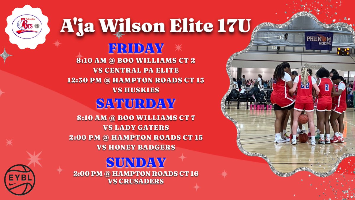 PCA Girls Basketball (@pcagirlsbballsc) on Twitter photo Hardest worker I know has her first tournament this weekend at Boo Williams in Hampton, Virginia. Good luck on the circuit, kid!! You were made for this!
<a href="/cokey_suddeth/">Cokey Suddeth</a>
#thecokeshow Hardest worker I know has her first tournament this weekend at Boo Williams in Hampton, Virginia. Good luck on the circuit, kid!! You were made for this!
<a href="/cokey_suddeth/">Cokey Suddeth</a>
#thecokeshow