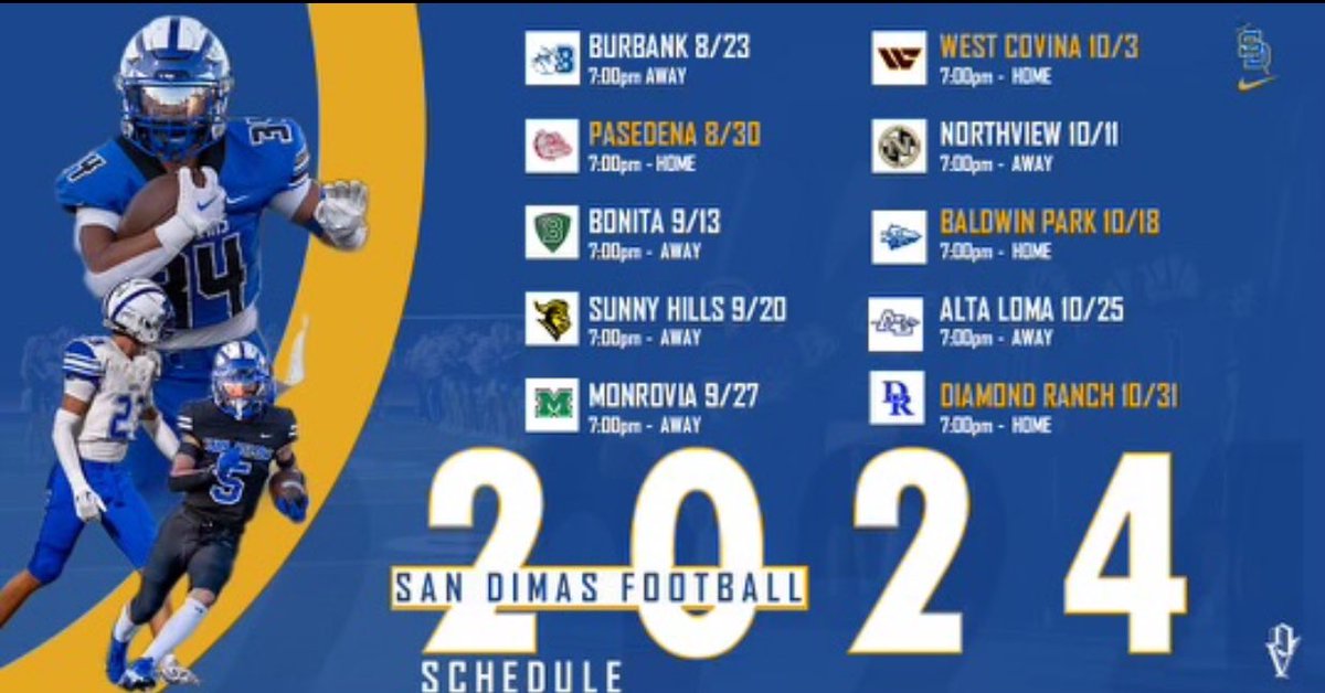 San Dimas Football tweet media