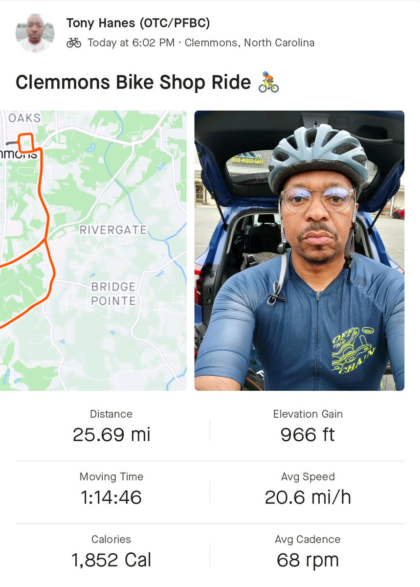 Clemmons Bike Shop Ride 🚴🏽