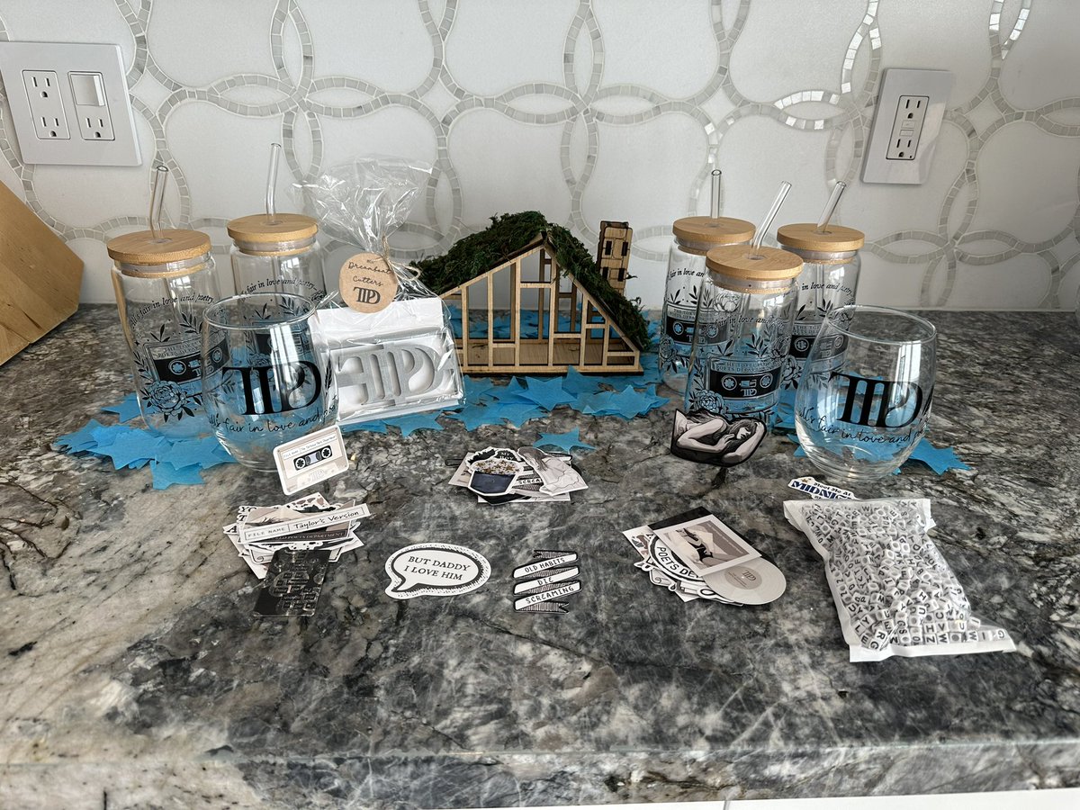 Decorating for the TTPD Listening Sleepover my cousins (multiple generations) and I are having. <a href="/taylorswift13/">Taylor Swift</a> <a href="/taylornation13/">Taylor Nation</a> #taylorswift #TTPD #thetorturedpoetsdepartment