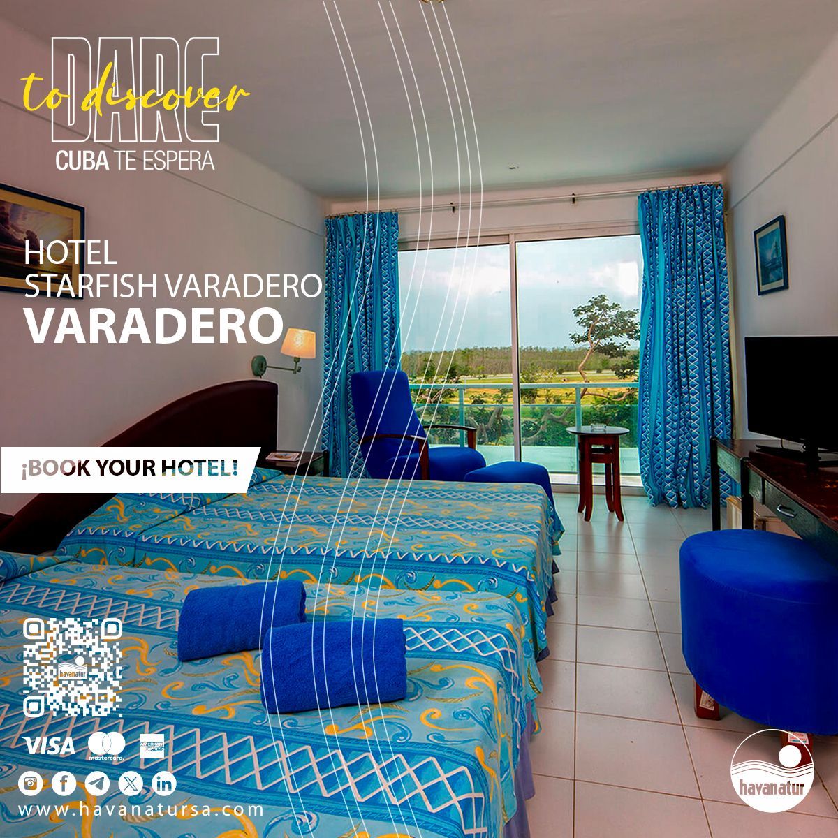 #OffersHavanatur 🏨 Escape to a tropical vacation in #Varadero from the Starfish Varadero hotel 🏖️ 
#book here 👉 t1p.de/xwoxm
#CubaTravel #VaraderoTravel