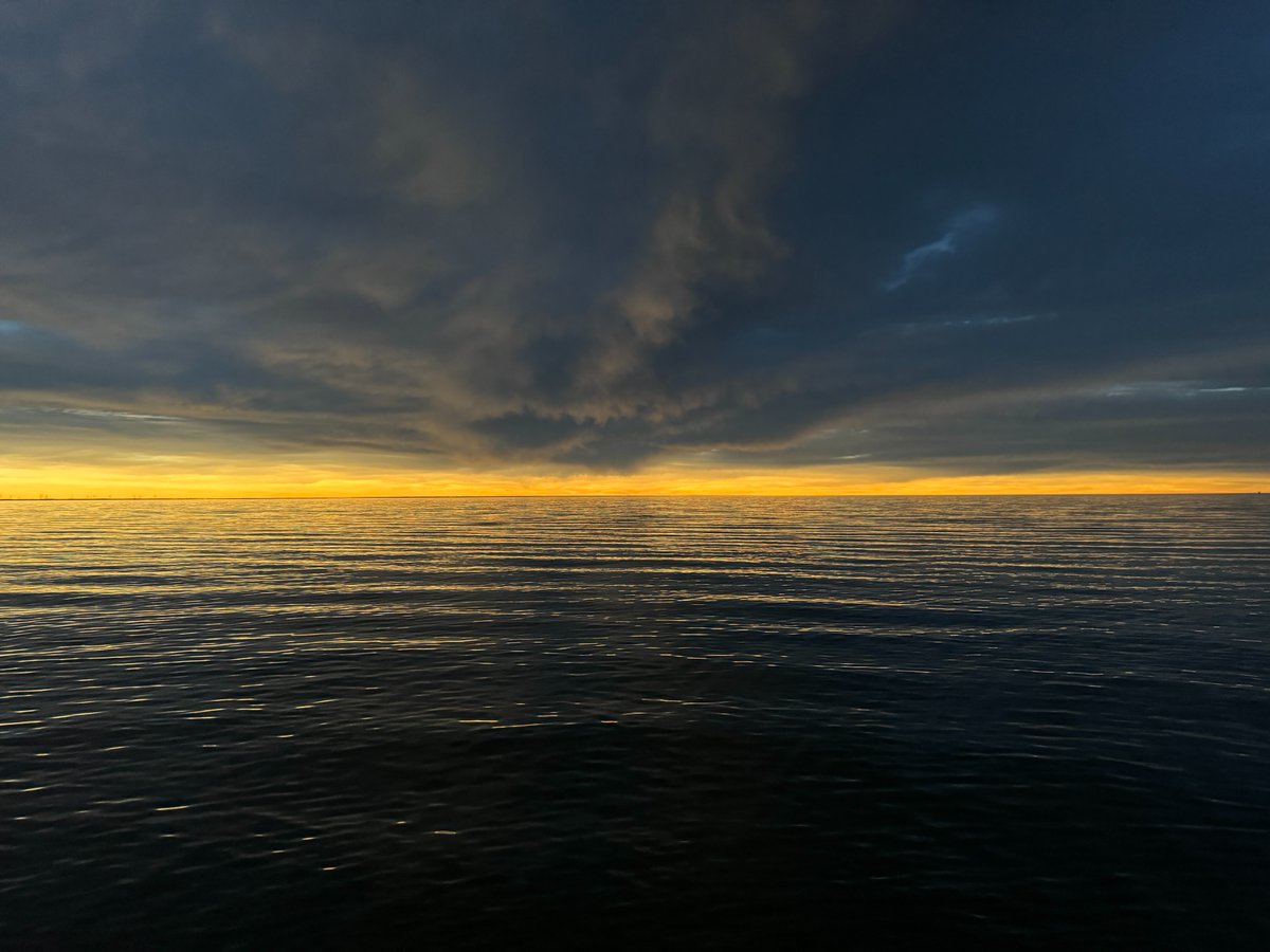 'Totality view during the eclipse looking across Lake Ontario from Amherst Island on the Canadian side to the United States towards Cape Vincent, New York.' NCPR Photo of the Day 📸 : Bob Pickard