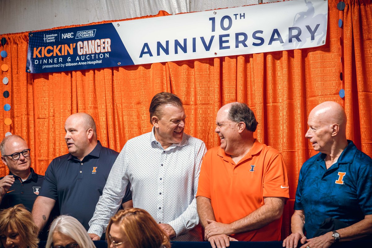Another year of an amazing event supporting a tremendous cause! Thank you to everyone who came out to support and help raise $501,649 for @AmericanCancer and @CoachesvsCancer! #Illini | #HTTO | #EveryDayGuys
