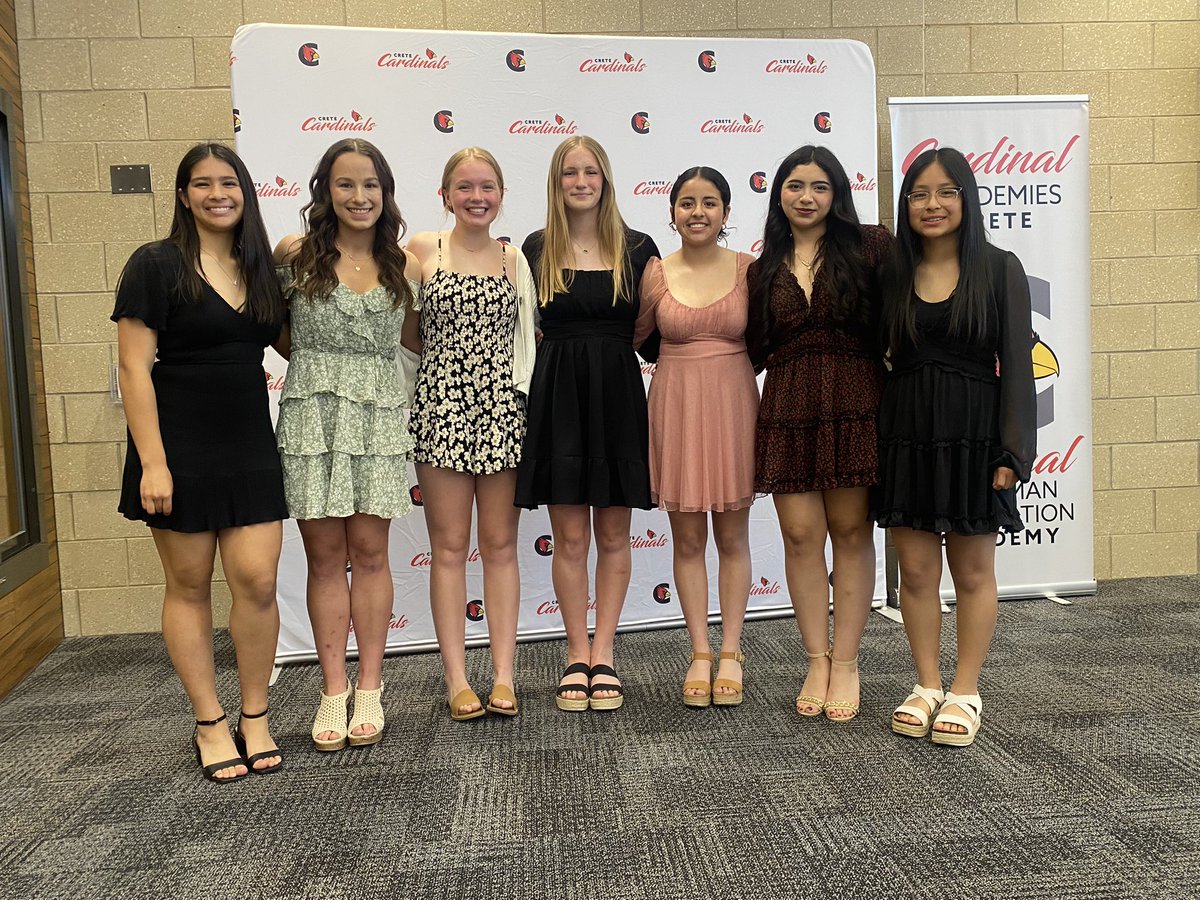 CreteSoccer's tweet photo. National Honor Society Induction Ceremony ft. Girls Soccer! 🤓😊 https://t.co/qgjir1ORTP