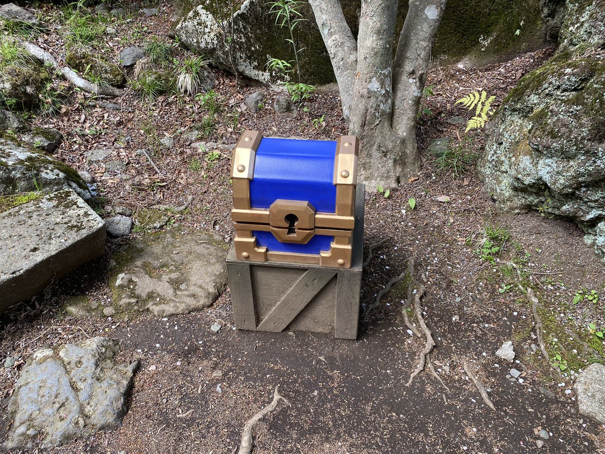 mwdanforth's tweet photo. Previously on #japanadventures a giant beetle, tiny pineapples, a stressed parent, and a mysterious chest. #gorapark https://t.co/em5nZU8eaN