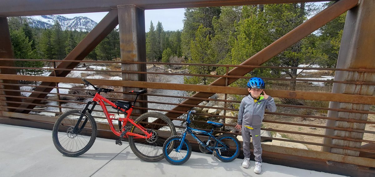 Replaced the snowboards with bikes today.