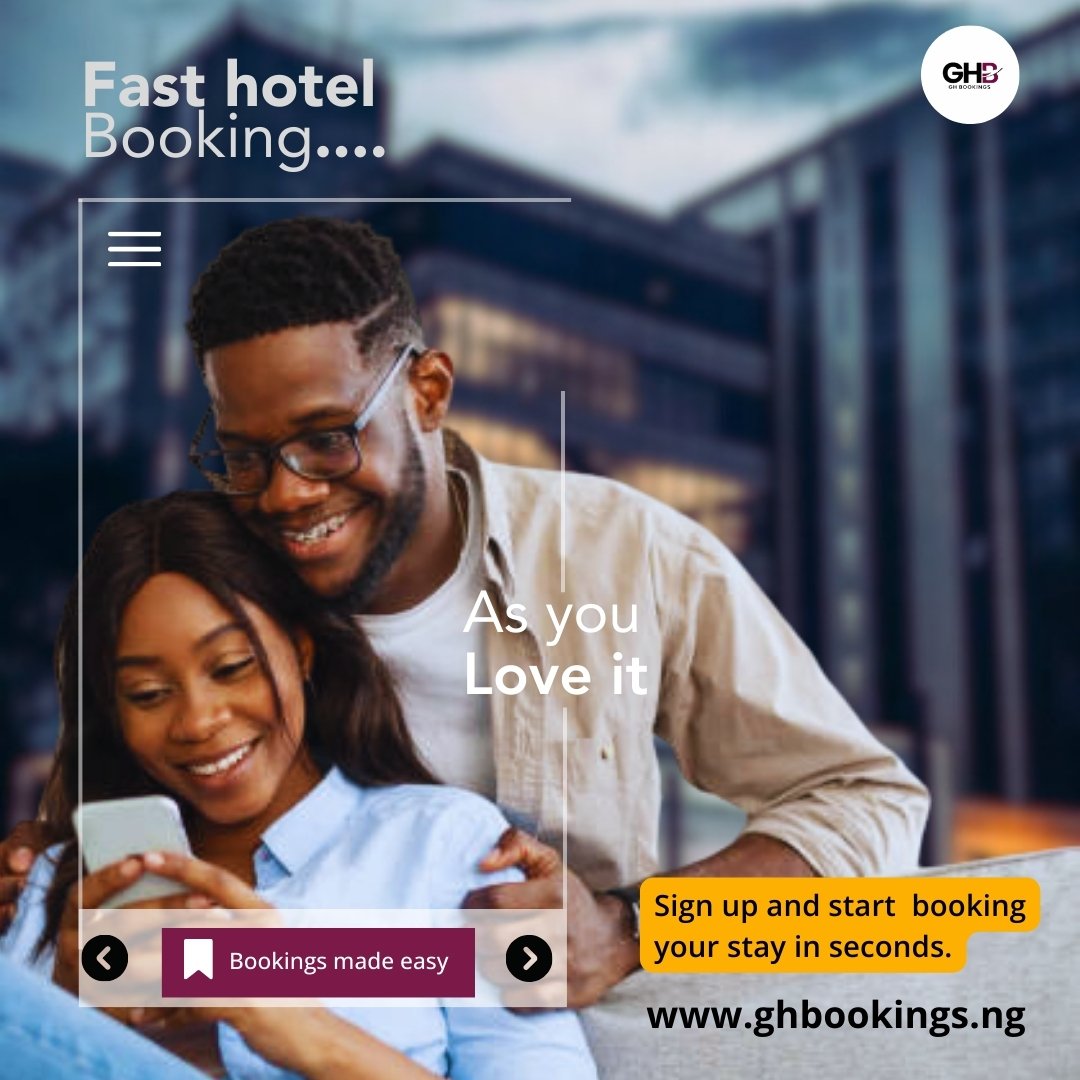 Are you looking for a fast, reliable and affordable hotel? 😴

At ghbookings.ng we've got you covered.

Visit ghbookings.ng today! 🏨

#nigerianwedding #hotel #ghbookings #event #eventplanner  #dollar #naira