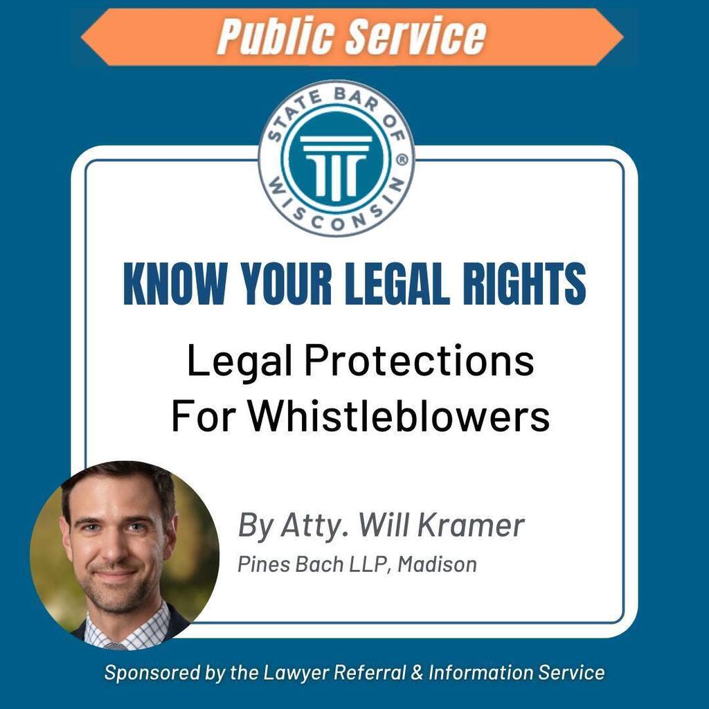 What do you do when your employer is breaking the law, causing harm, but you can't afford to lose your job? Whistleblower laws can protect and reward individuals who expose wrongdoing. Learn more: wnanews.com/2023/07/19/leg…

💪Know Your Legal Rights is a pu… instagr.am/p/C53te9iKMg_/