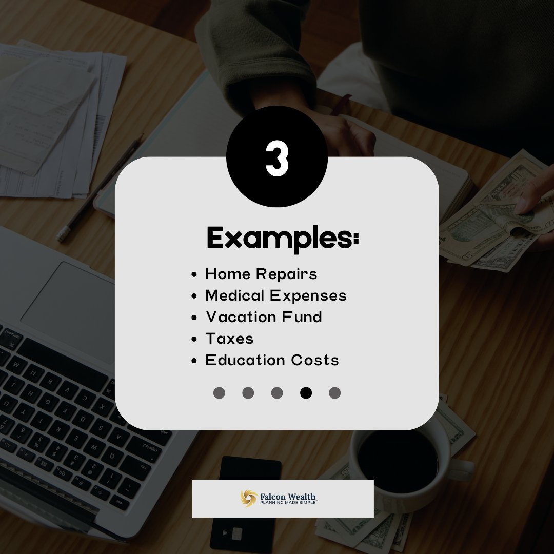 FalconWealthP's tweet image. Ever heard of a sinking fund? Let's break it down: A sinking fund is like your financial lifeboat, setting aside money bit by bit for future expenses, whether it's a new car or home repairs. It's all about planning ahead! #SinkingFund #FinancialPlanning #SmartMoney #falconwealth