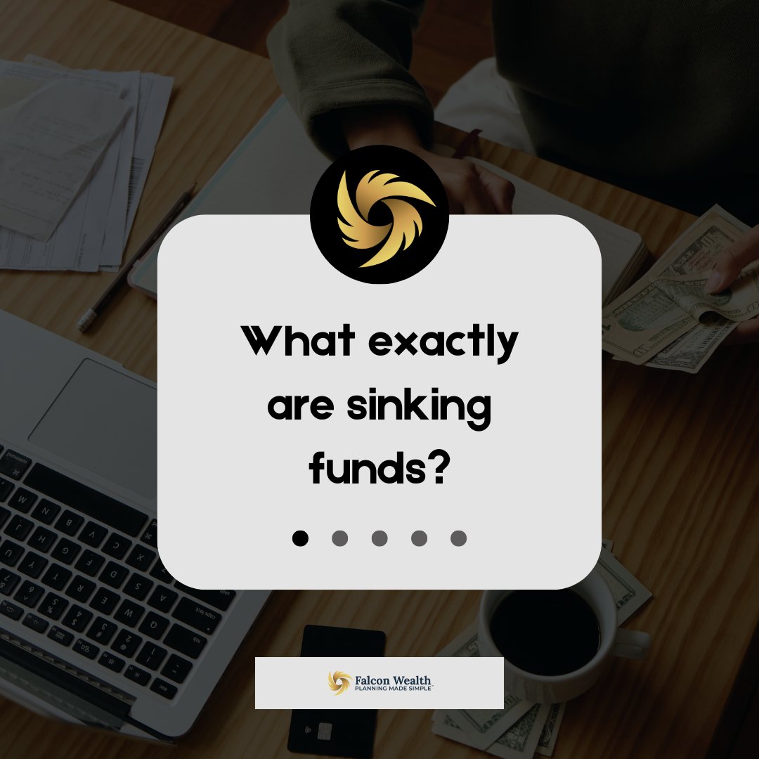 FalconWealthP's tweet image. Ever heard of a sinking fund? Let's break it down: A sinking fund is like your financial lifeboat, setting aside money bit by bit for future expenses, whether it's a new car or home repairs. It's all about planning ahead! #SinkingFund #FinancialPlanning #SmartMoney #falconwealth