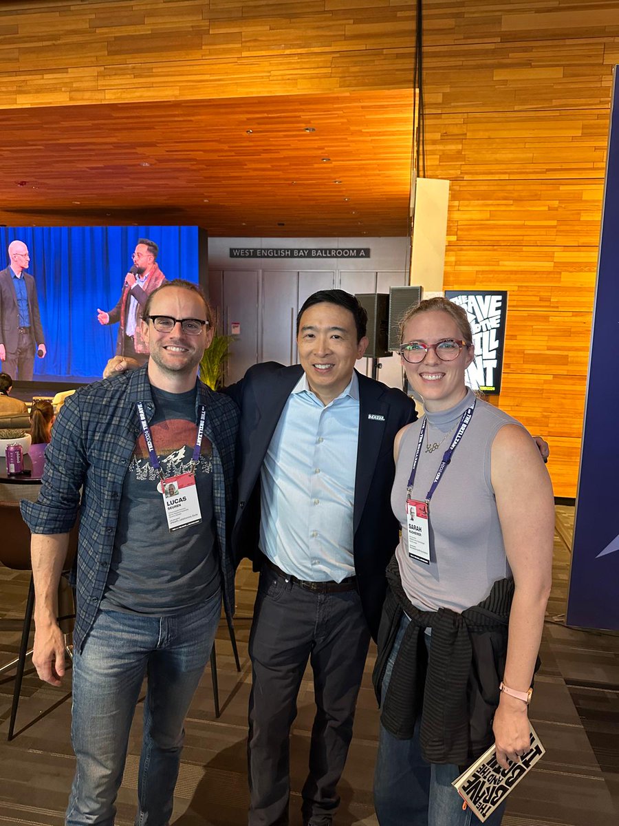 Awesome talk by @AndrewYang about how ranked voting can radically change American politics for the better, such an inspiring and eloquent speaker. Makes you believe that there is hope for the future #TED2024