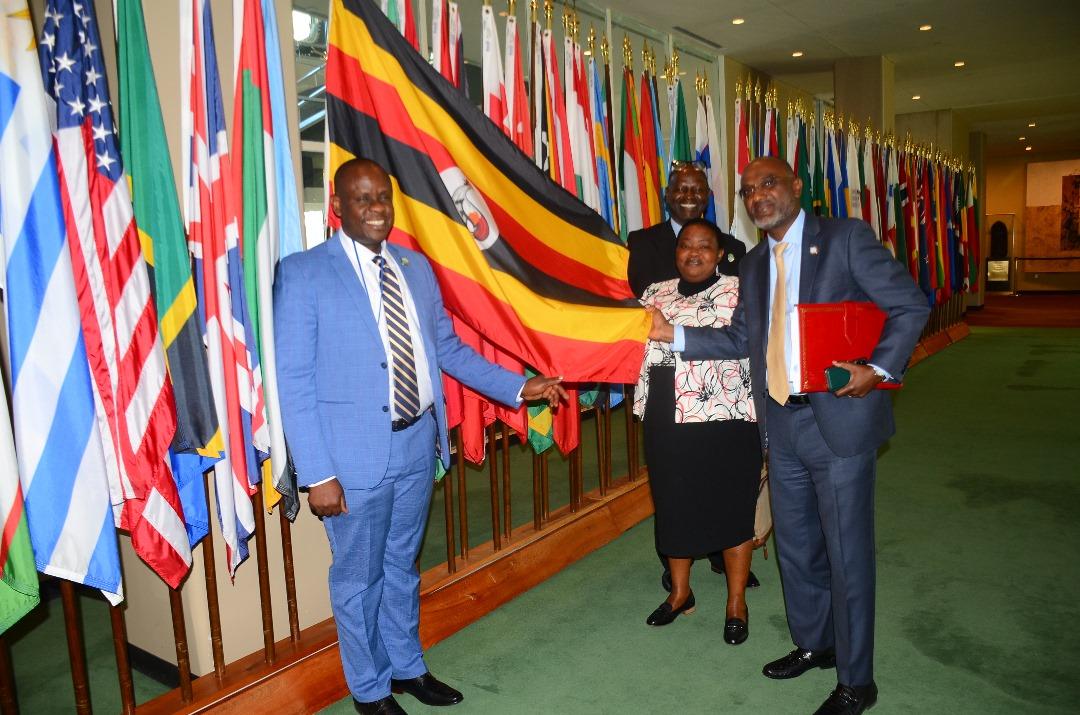 On the sidelines of the ongoing thematic debate on sustainable development goals (SDGs) in New York, USA where am representing H.E President @KagutaMuseveni, I held bilateral talks with the @UN_PGA H.E. Dennis Francis and discussed matters of mutual benefit. The high level…