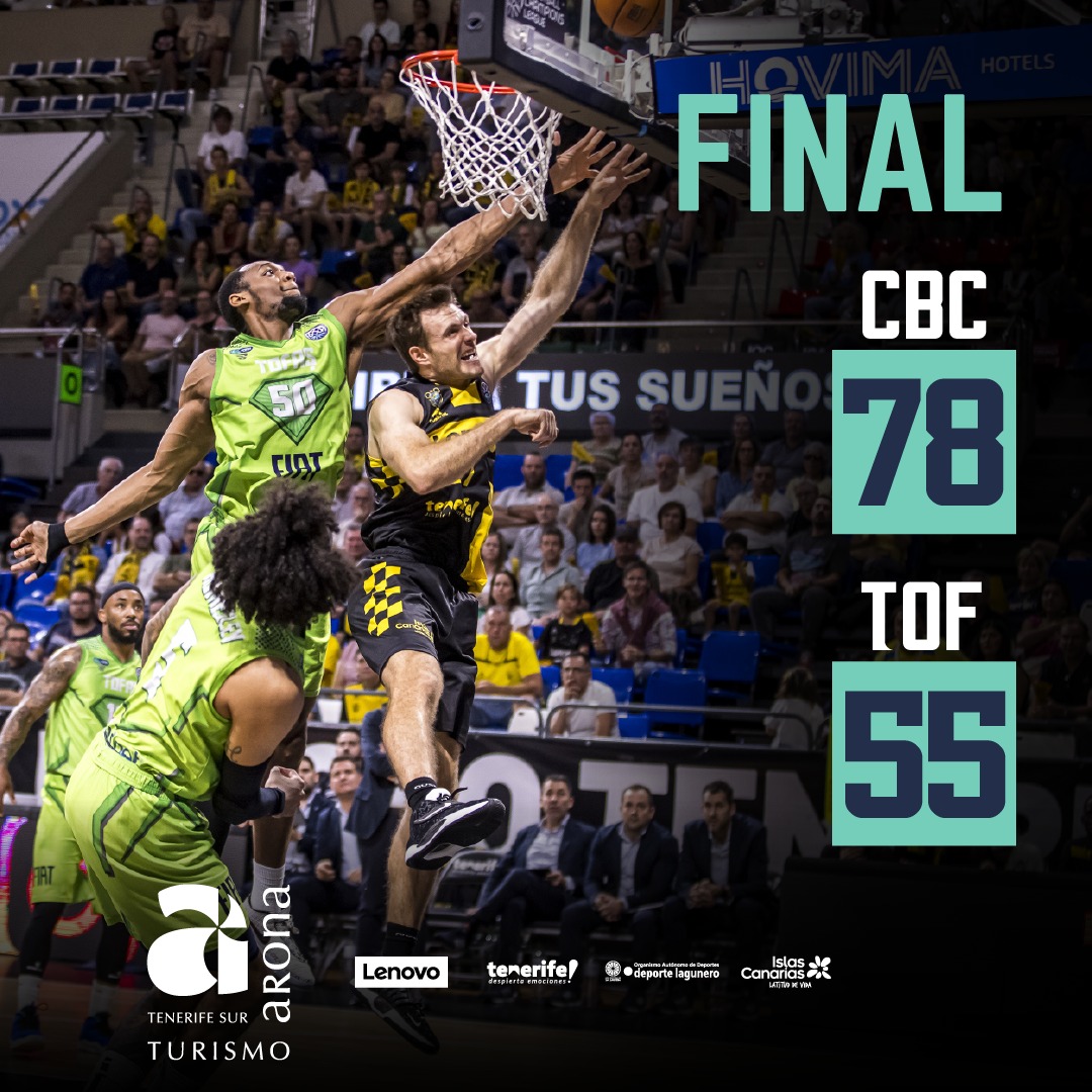 CB1939Canarias's tweet photo. 😍 ¡¡¡ Estamos dentro !!!

💪 El Santiago Martín lleva en volandas al #LenovoTenerife hasta la Final Four de Belgrado

👌 Gran partido de los nuestros

💛🖤 #VamosCanarias #LenovoTenerife https://t.co/AQIjXvn2eG