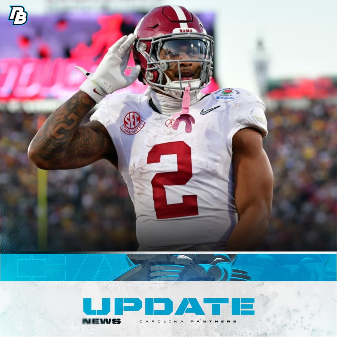 #Alabama RB Jase McClellan had a top 30 visit with the #Panthers, per @AaronWilson_NFL. #KeepPounding McClellan (5’10”, 221 LBS) had 195 total touches, 1,027 total yards & 8 TDs in 2023. He also had 20 bench reps at the combine in Indy. @LanceZierlein & @dpbrugler have a 7th…