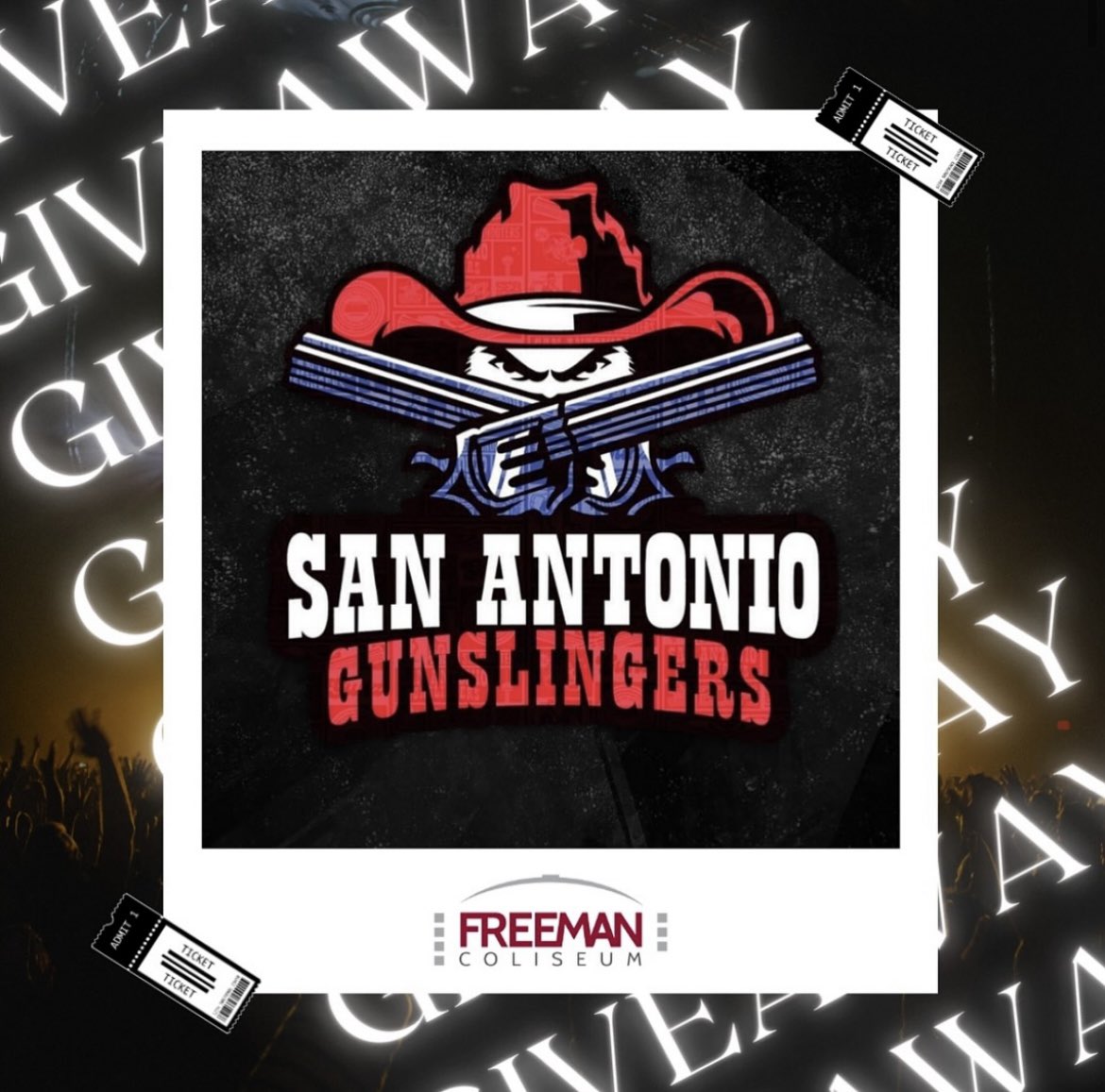 🏈 GIVEAWAY ALERT! Win Tickets to the @sanantoniogunslingers Game this Thursday APRIL 18th! 🤠 🏈 To enter: 1️⃣ Like this post 2️⃣ Tag a friend you’d love to bring to the game Good luck, and let’s cheer on the Gunslingers to victory! 🙌🔥 #GiveawayAlert #GunslingersFootball