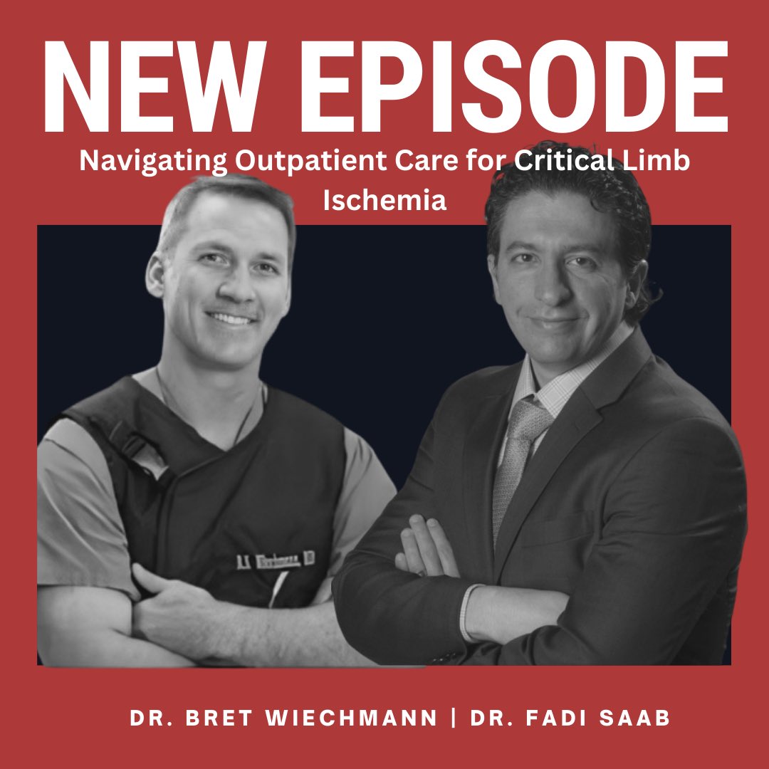 🎙️New episode available now In this episode of the Life of Flow podcast, Dr. Lucas Ferrer and Dr. @monteromiguel are joined by guests Dr. Bret Wiechmann and Dr. Fadi Saab to delve into the complexities of patient care in critical limb ischemia (CLI) and the potential benefits…