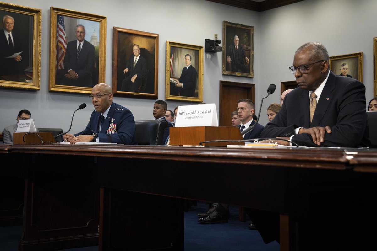 Honored to testify before Congress on the FY25 Defense Budget, reflecting our commitment to national security in a complex global environment. Our readiness and modernization are key to meeting challenges.
