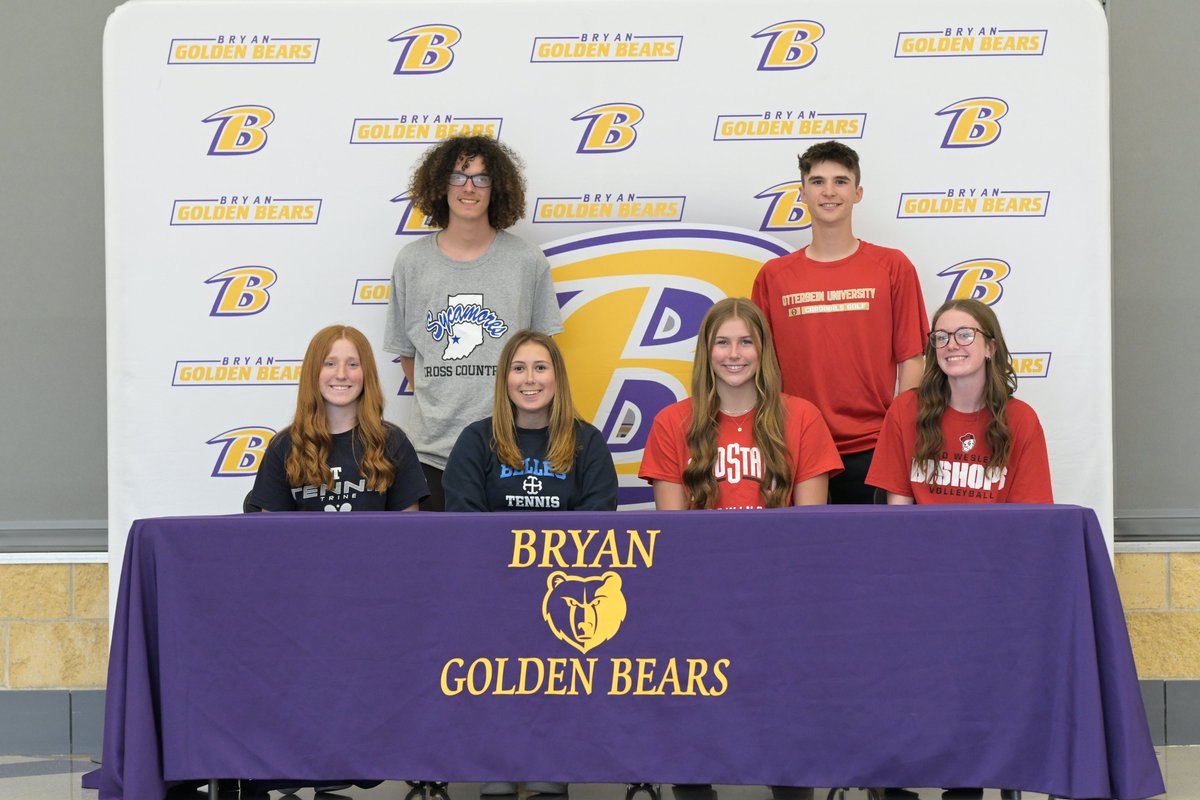 Class of 2024 Athletic Signing Day today! Congrats to our seniors who will be continuing their athletic &amp; academic careers at all their colleges &amp; universities in the fall! #BryanBuilt

🧵 1/7