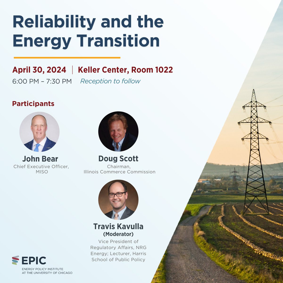 On April 30, join EPIC as we host a discussion on the increasingly complex landscape of grid reliability and the energy transition. Register: bit.ly/49DO8KR