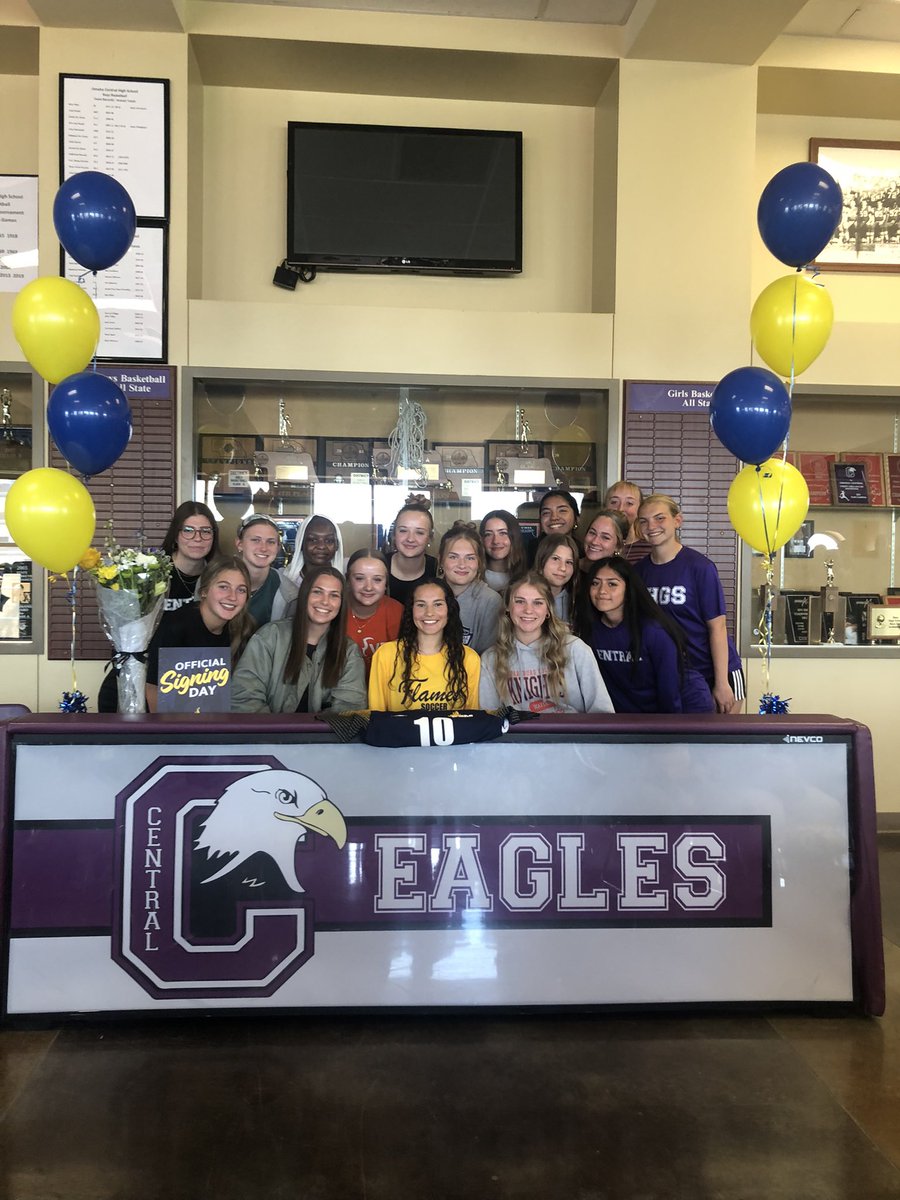 Omaha Central Girls Soccer (@opschs_gsoccer) on Twitter photo Congrats <a href="/amory_vasquez/">Amory Vasquez</a> on officially signing to <a href="/csm_soccer/">College of Saint Mary Soccer</a>! We know you will shine brightly!! #downtownproud ๐โฝ๏ธ Congrats <a href="/amory_vasquez/">Amory Vasquez</a> on officially signing to <a href="/csm_soccer/">College of Saint Mary Soccer</a>! We know you will shine brightly!! #downtownproud ๐โฝ๏ธ