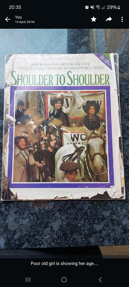 KateJames09's tweet image. So looking forward to seeing this again - 50 YEARS ON! - tonight on BBC4. This is my copy of the accompanying magazine - continually well thumbed, since I was 12....
