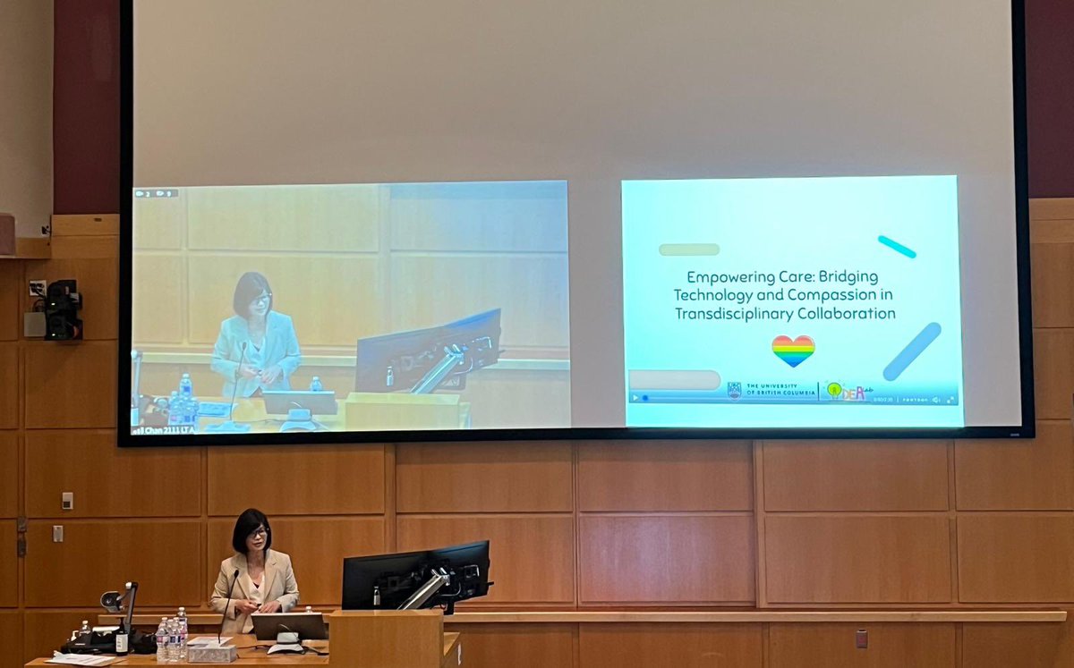 Listening to the keynote address “Empowering care: Bridging technology and compassion in transdisciplinary collaboration” by the inspiring Dr. Lillian Hung! #INCREASEBC24
