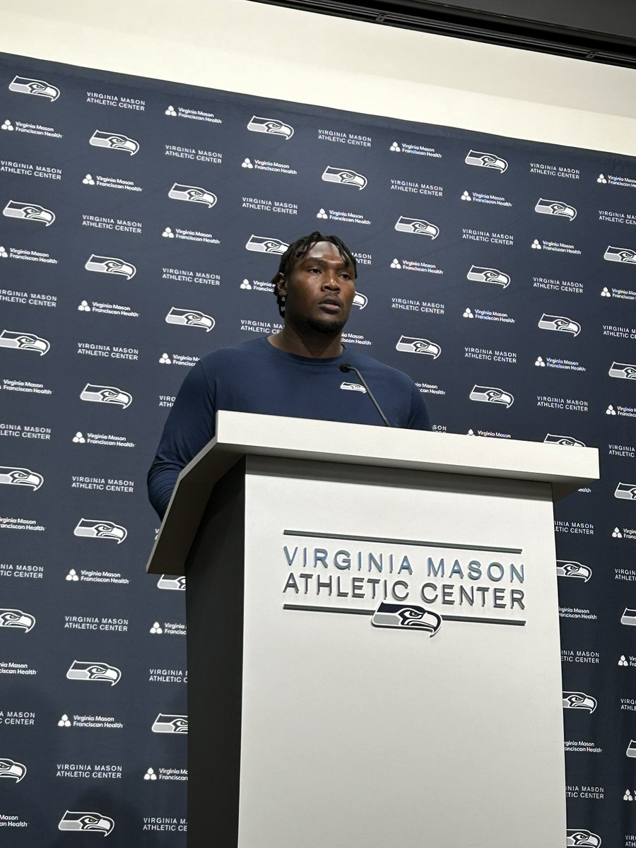 Charles Cross on new #Seahawks head coach Mike Macdonald: “I love him. I feel like he brings a tenacity to the building. He’s very blunt. He just wants to get the job done at the end of the day.”